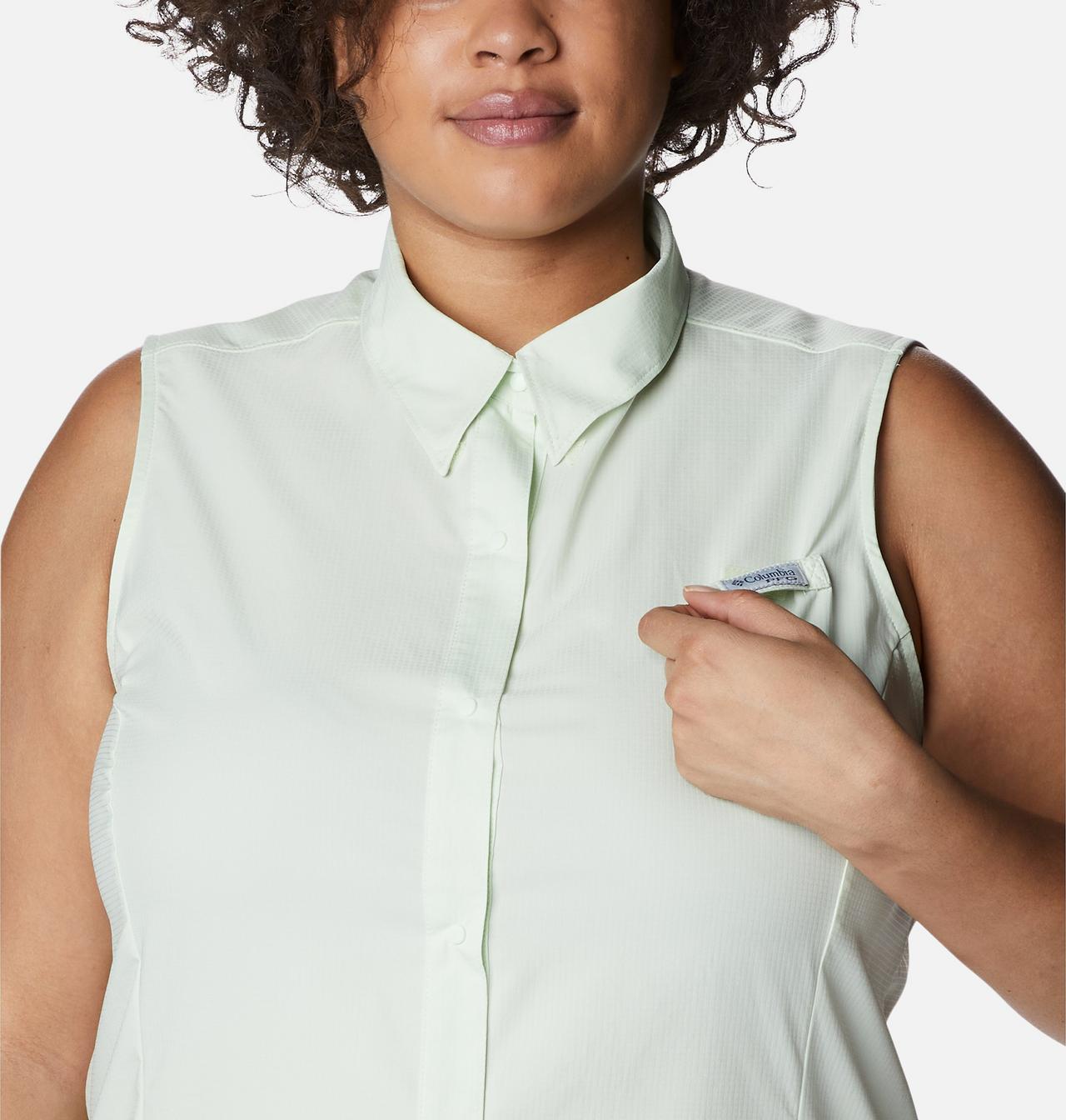 Women’s PFG Tamiami™ Sleeveless Shirt - Plus Size 4