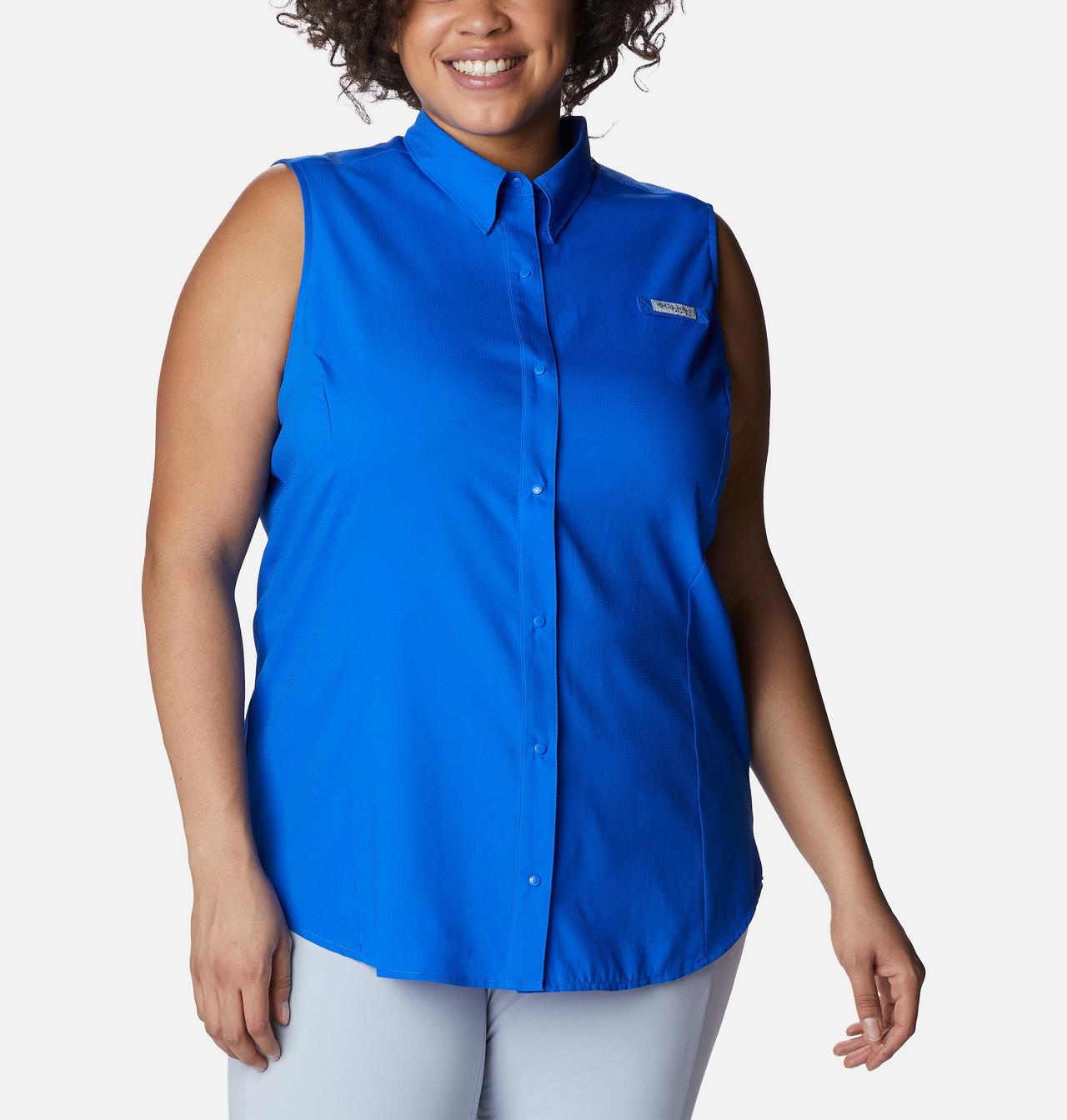 Women’s PFG Tamiami™ Sleeveless Shirt - Plus Size 1