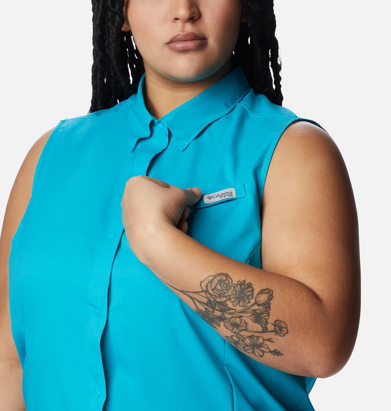 Women’s PFG Tamiami™ Sleeveless Shirt - Plus Size 5