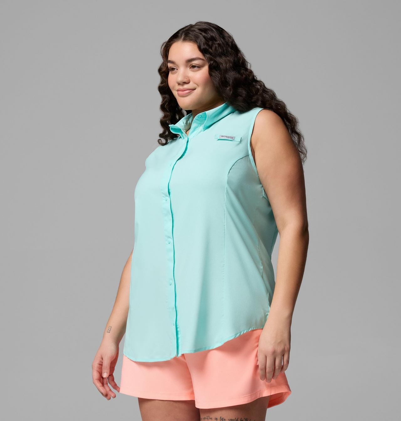 Women’s PFG Tamiami™ Sleeveless Shirt - Plus Size 4