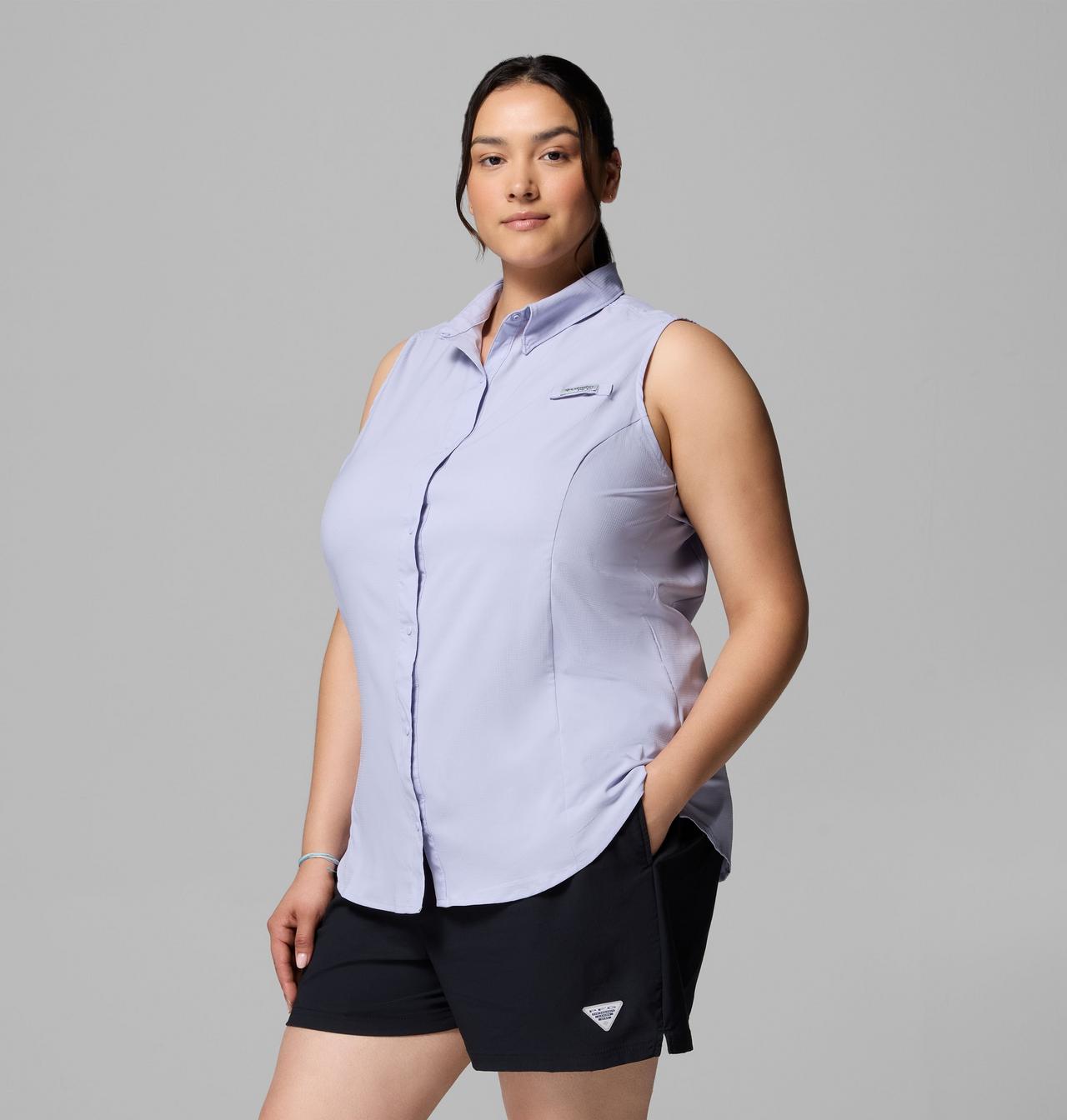 Women’s PFG Tamiami™ Sleeveless Shirt - Plus Size | 580 | 1X 4
