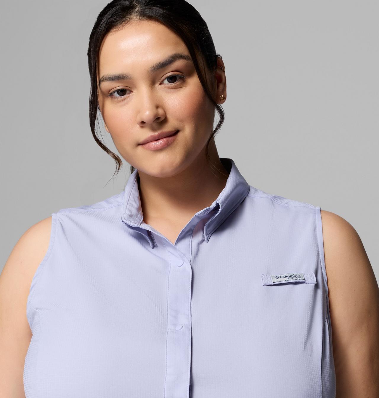 Women’s PFG Tamiami™ Sleeveless Shirt - Plus Size | 580 | 1X 5