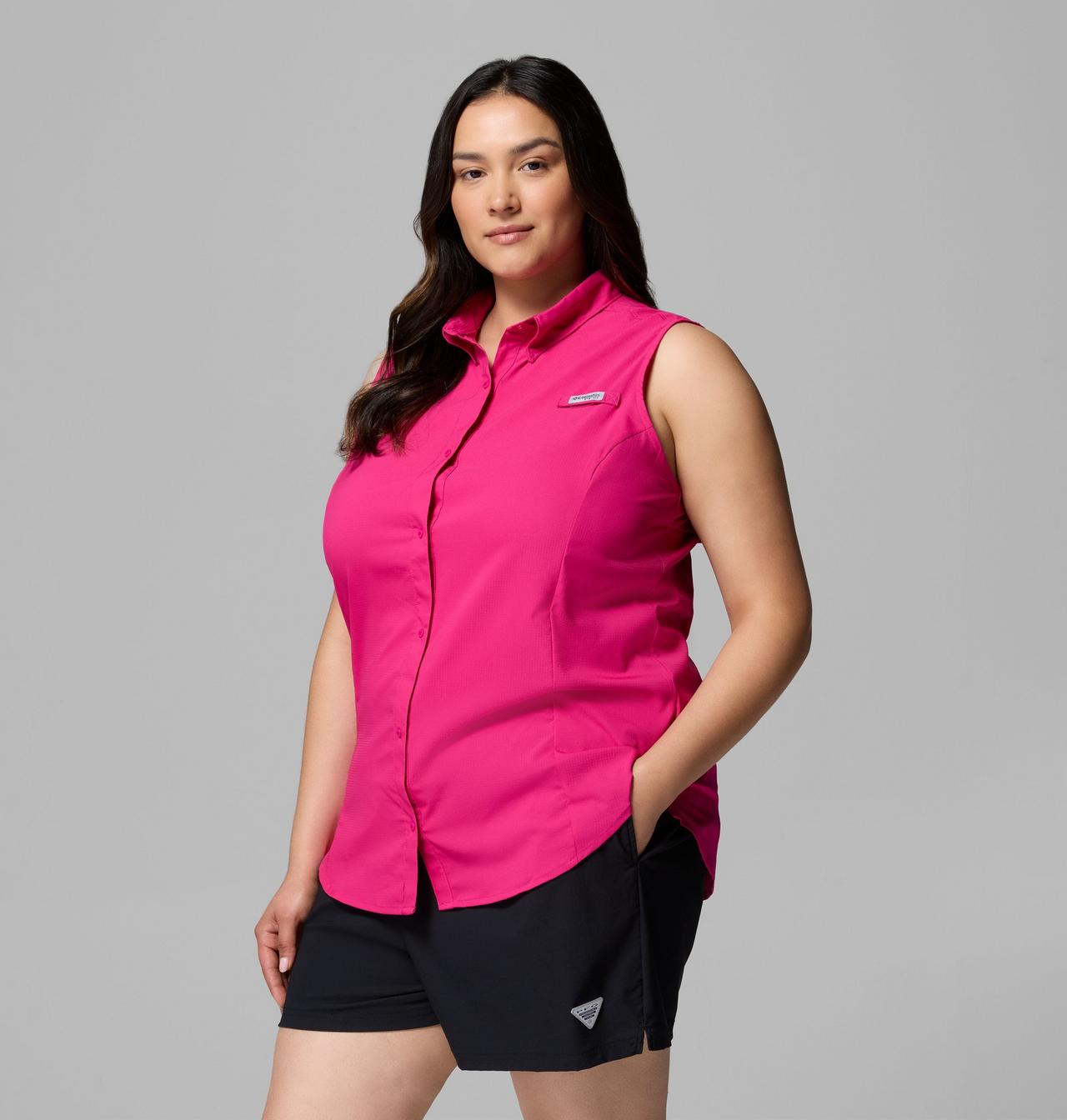 Women’s PFG Tamiami™ Sleeveless Shirt - Plus Size | 656 | 1X 4