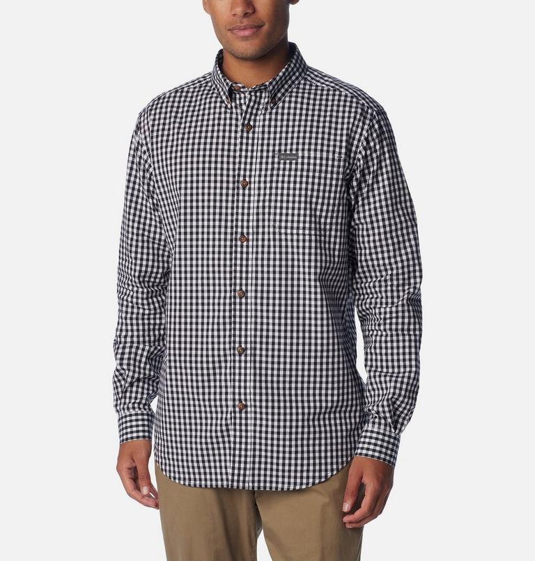 Men's Rapid Rivers II Long Sleeve Shirt, Color: Black Everyday Gingham, image 1