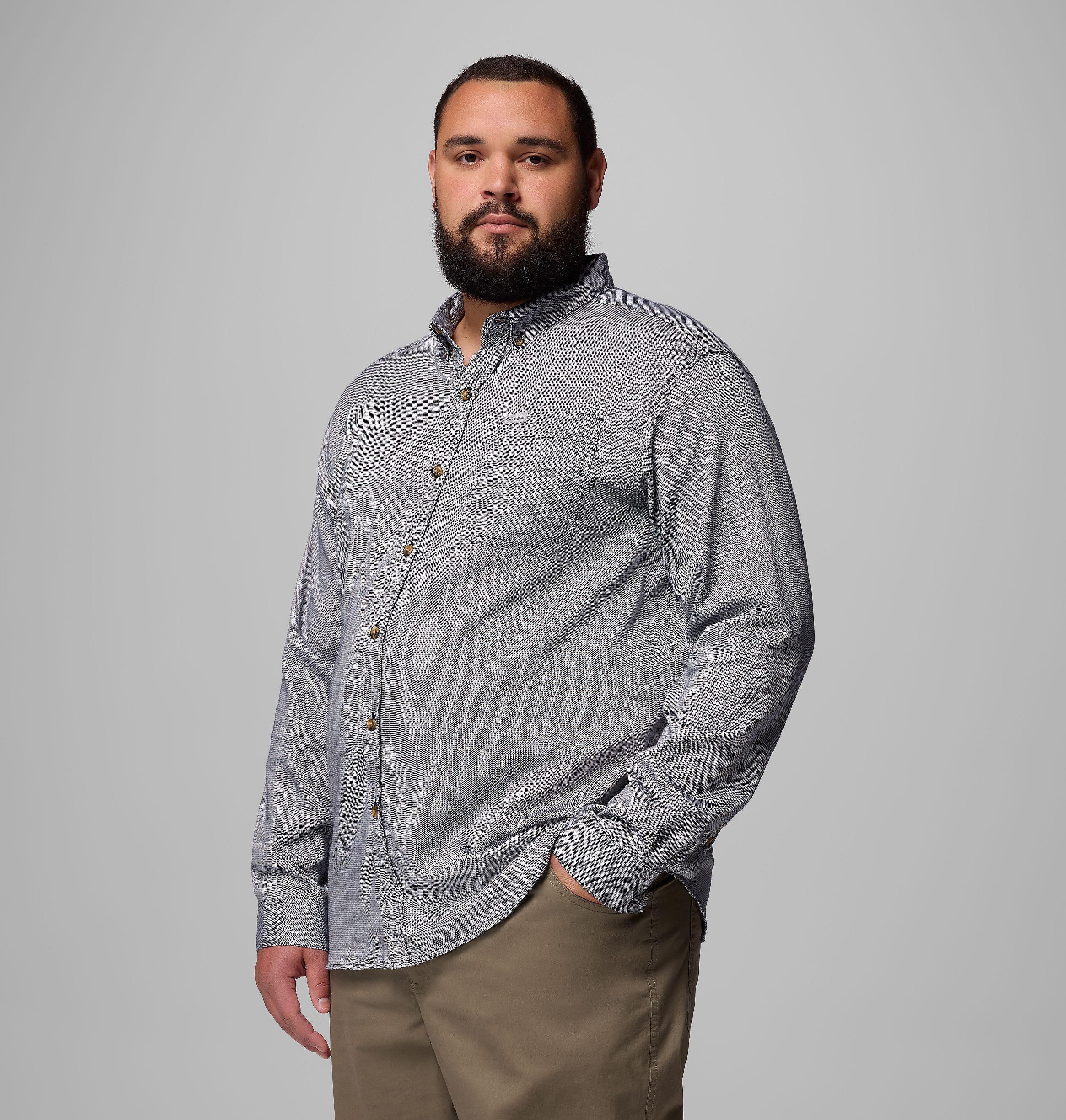 Men's Rapid Rivers II Long Sleeve Shirt - Big | 476 | 2X 4