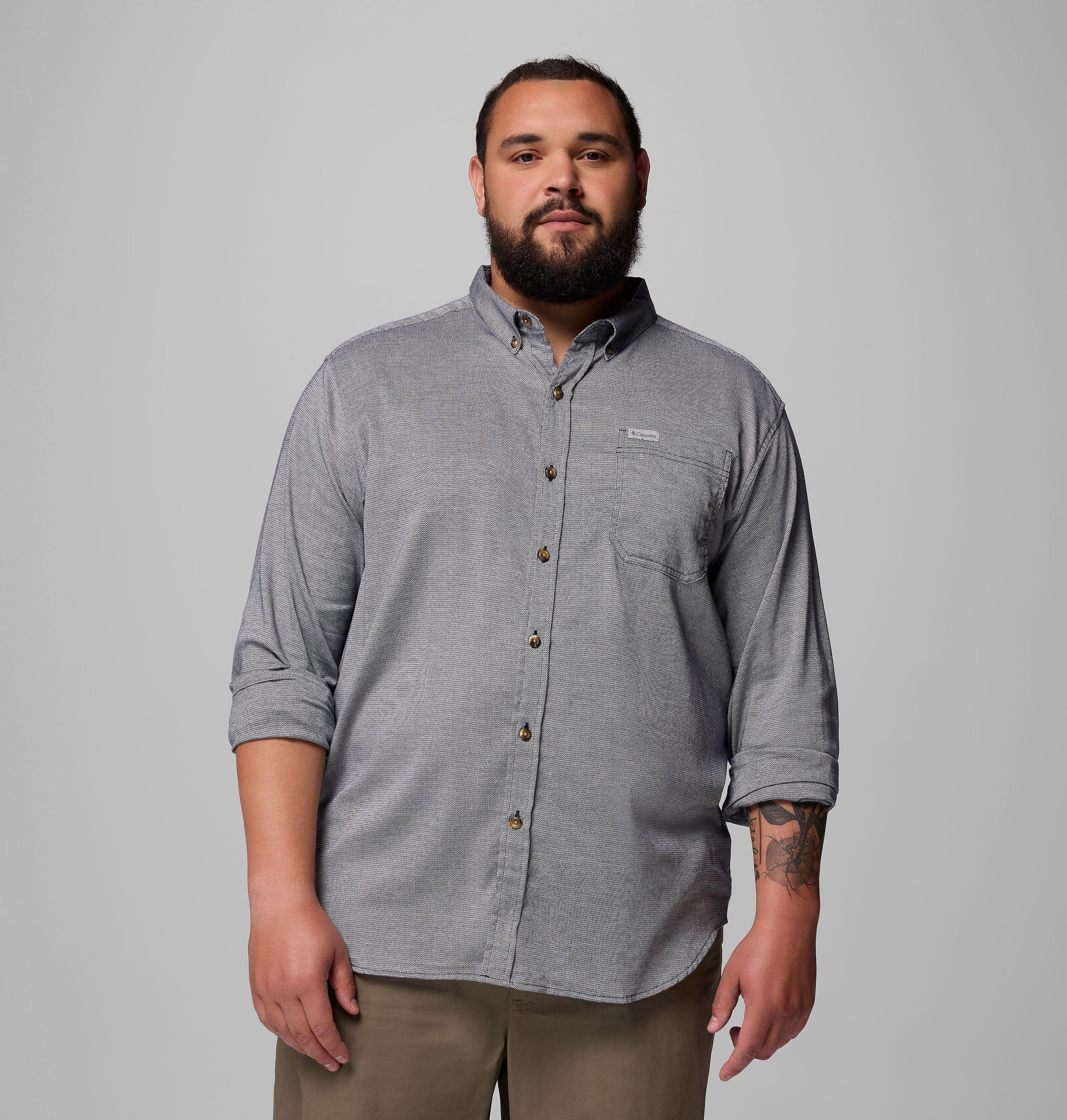 Men's Rapid Rivers II Long Sleeve Shirt - Big | 476 | 2X 5