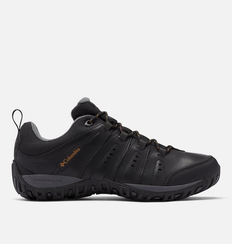 Zapatilla impermeable Woodburn II para hombre, Color: Black, Caramel, image 1