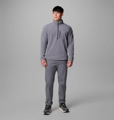 Men's Fast Trek III Half Zip Fleece Pullover, Color: City Grey, Shark, image 16