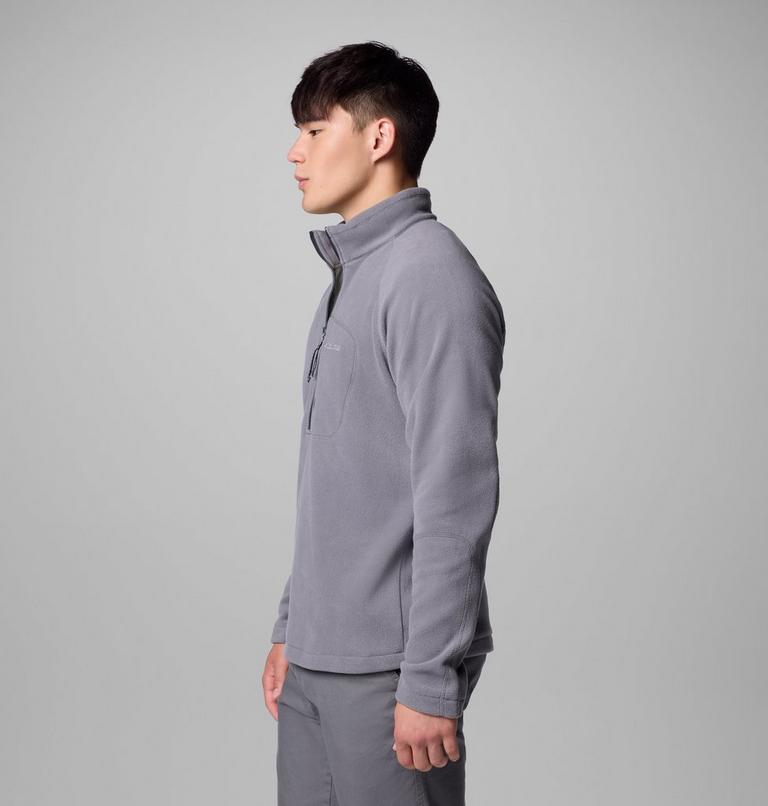 Sudadera de forro polar con media cremallera Fast Trek III para hombre, Color: City Grey, Shark, image 5