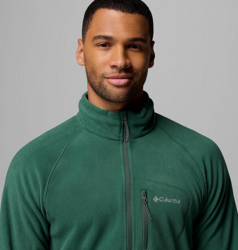 Men's Fast Trek III Half Zip Fleece Pullover, Color: Rain Forest, image 5