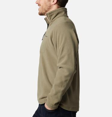 Men's Fast Trek III Half Zip Fleece Pullover, Color: Stone Green, Shark, image 20