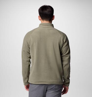 Men's Fast Trek III Half Zip Fleece Pullover, Color: Stone Green, Shark, image 19