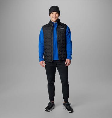 Men's Fast Trek III Half Zip Fleece Pullover, Color: Mountain Blue, image 11