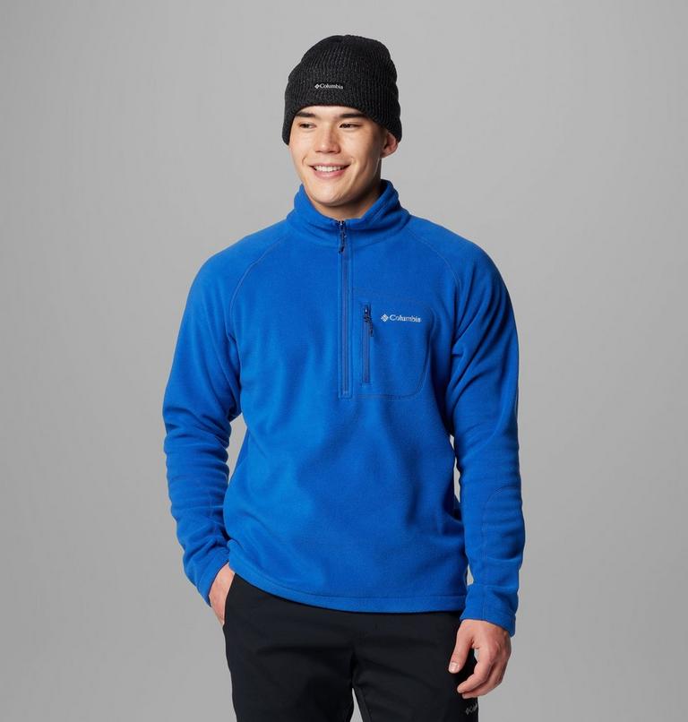 Sudadera de forro polar con media cremallera Fast Trek III para hombre, Color: Mountain Blue, image 9