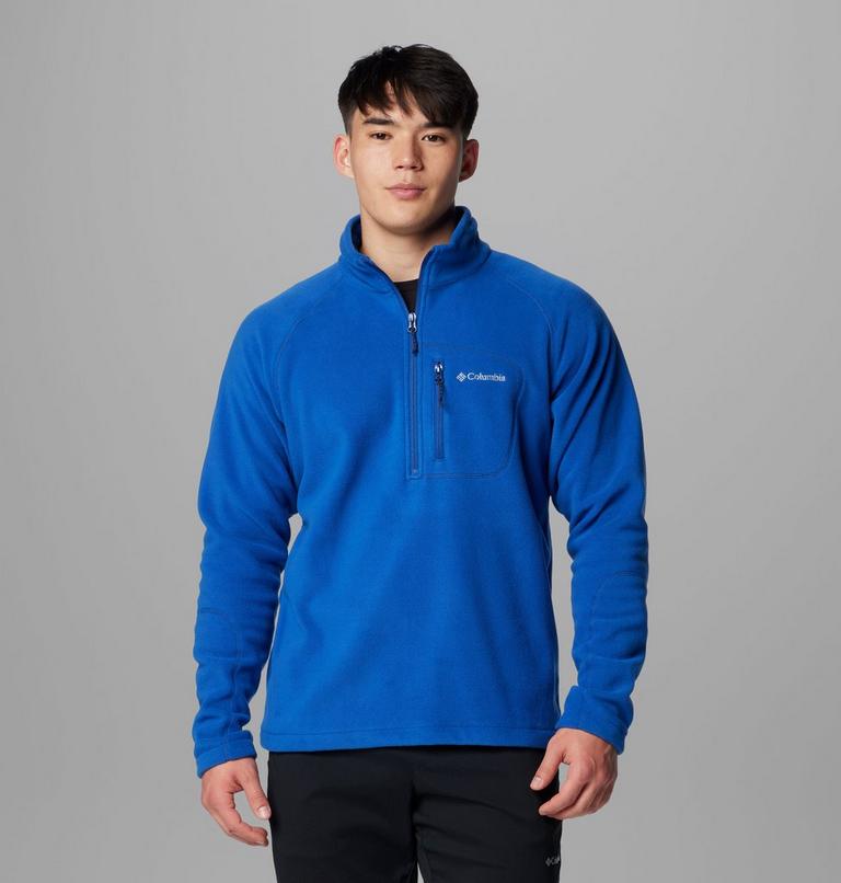 Sudadera de forro polar con media cremallera Fast Trek III para hombre, Color: Mountain Blue, image 1