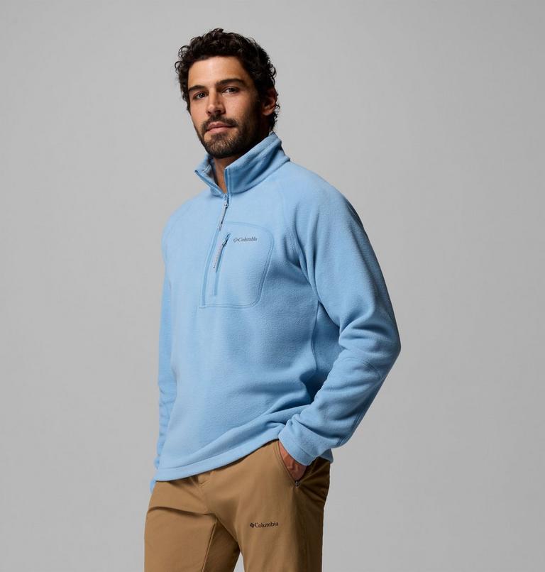 Men's Fast Trek III Half Zip Fleece Pullover, Color: Rainy Day, image 4