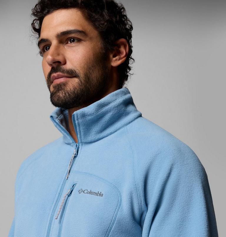 Men's Fast Trek III Half Zip Fleece Pullover, Color: Rainy Day, image 5