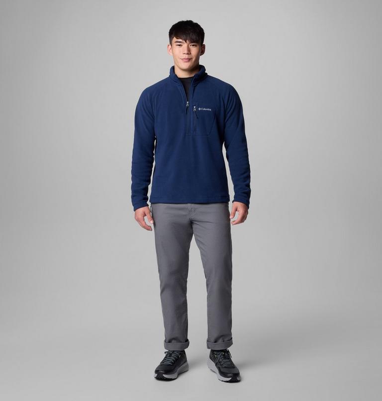 Sudadera de forro polar con media cremallera Fast Trek III para hombre, Color: Collegiate Navy, image 4