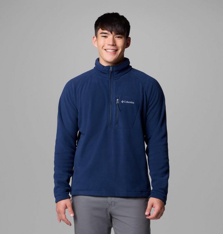 Sudadera de forro polar con media cremallera Fast Trek III para hombre, Color: Collegiate Navy, image 1
