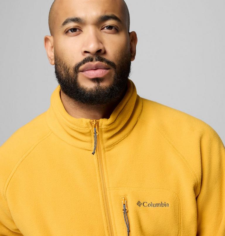 Men's Fast Trek III Half Zip Fleece Pullover, Color: Squash, image 5
