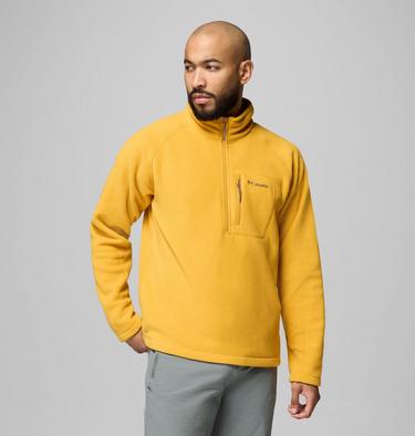 Men's Fast Trek III Half Zip Fleece Pullover, Color: Squash, image 1