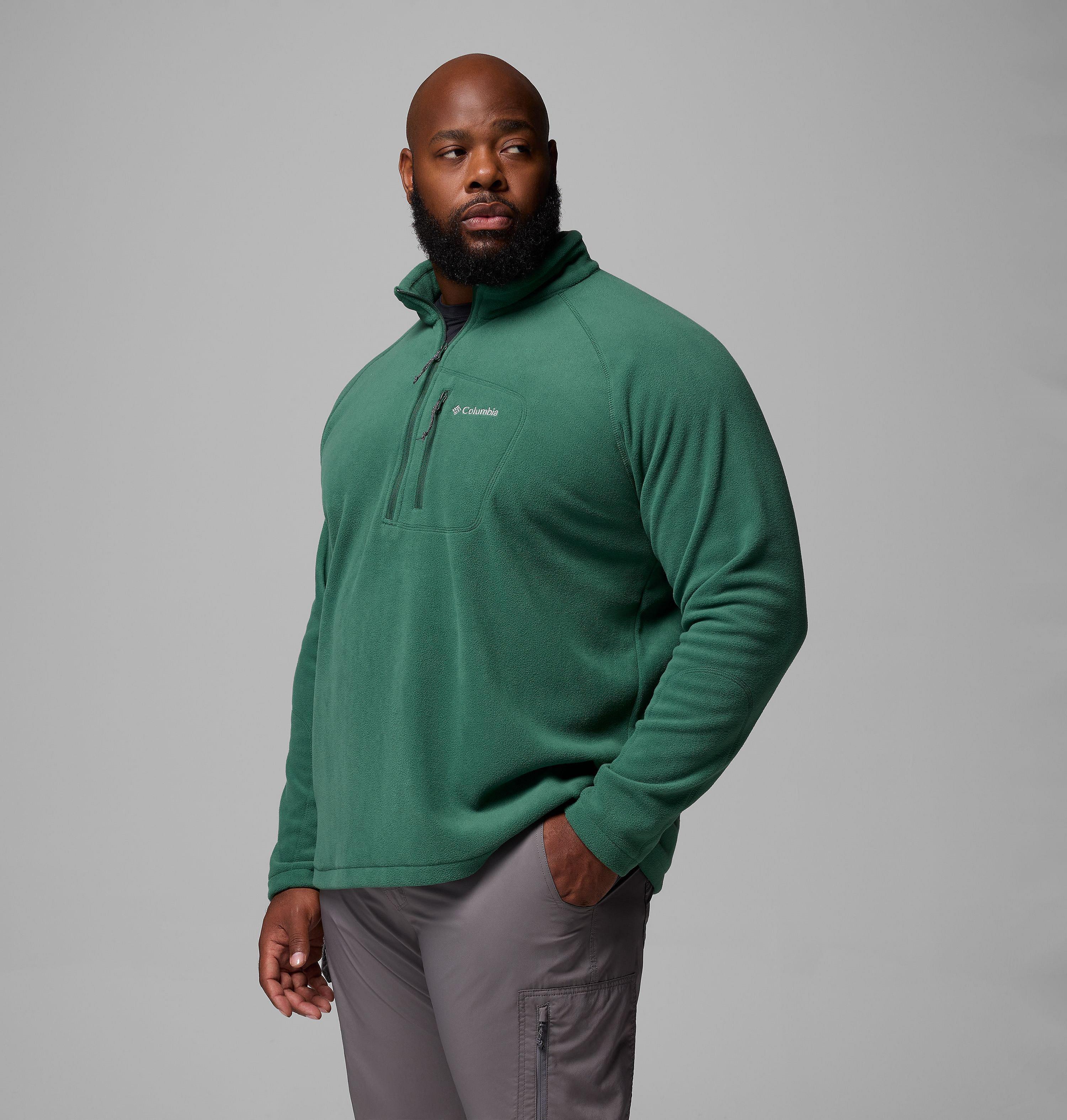 Men's Fast Trek III Half Zip Fleece Pullover - Big 4