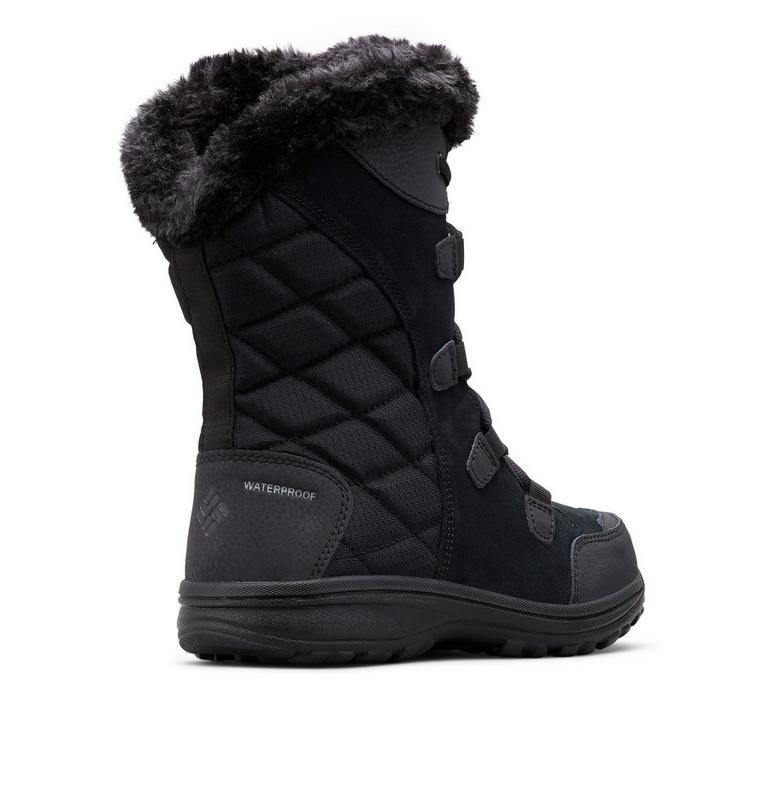 Women's Ice Maiden II Waterproof Winter Boot | 014 | 5, Color: Black, Columbia Grey, image 9