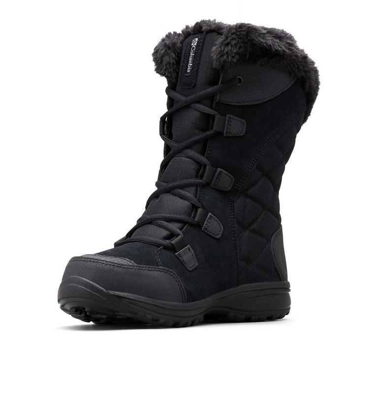 Women's Ice Maiden II Waterproof Winter Boot | 014 | 5, Color: Black, Columbia Grey, image 7