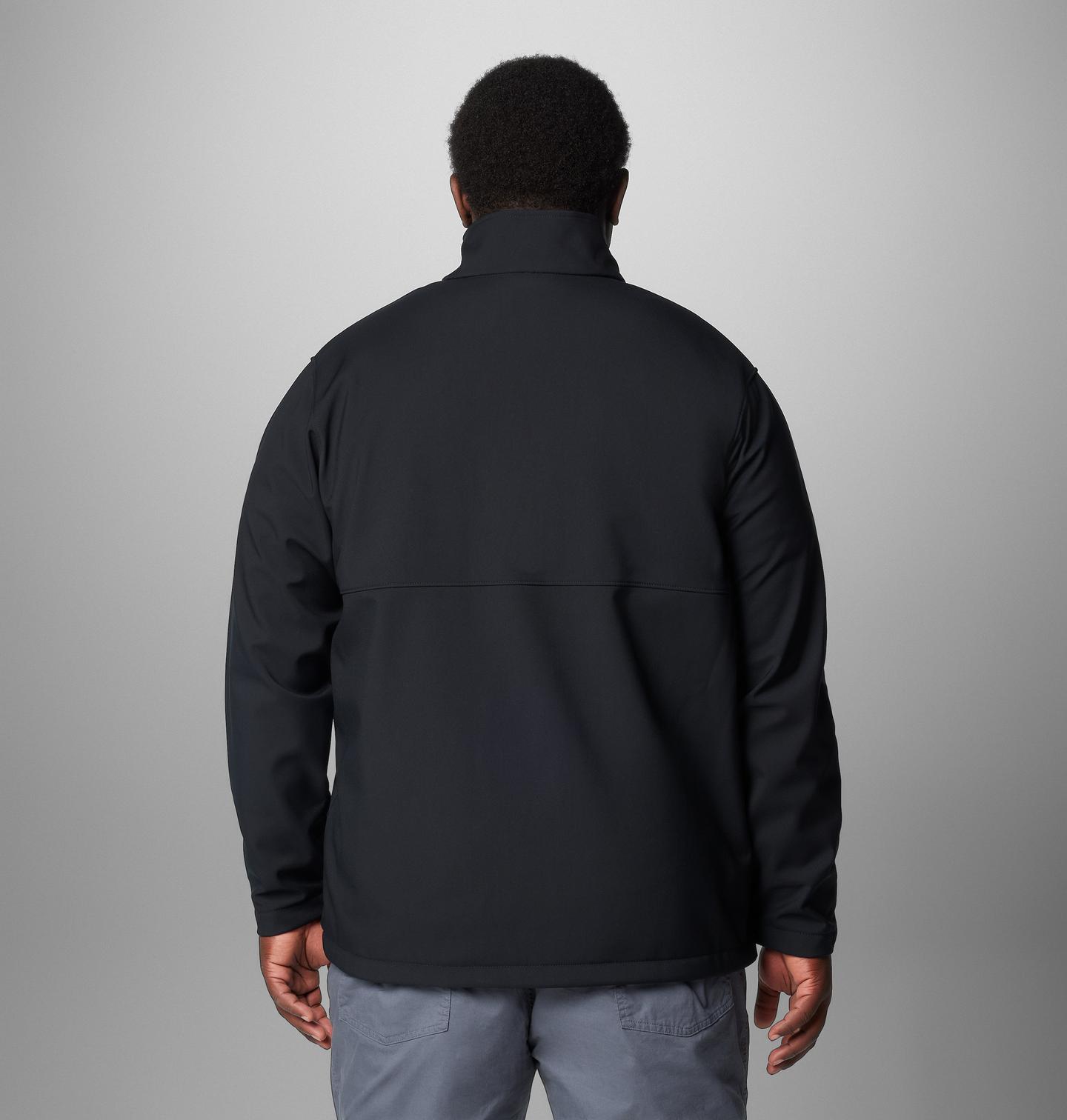 Мужская куртка Columbia Ascender Softshell Jacket - Big, цвет: Чёрный — фото 2