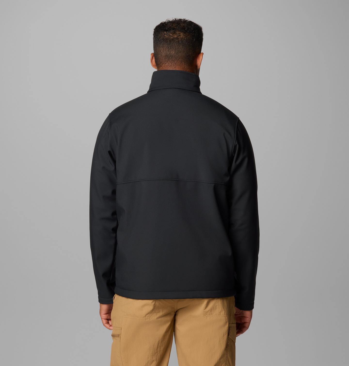 Мужская куртка Columbia Ascender Softshell Jacket - Tall, цвет: Чёрный — фото 2