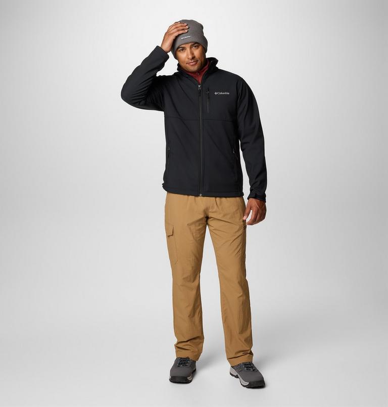 Men's Ascender Hiking Softshell Jacket, Color: Black, image 3
