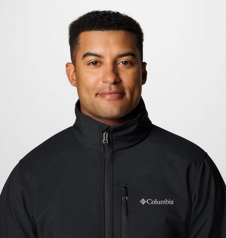 Men's Ascender Hiking Softshell Jacket, Color: Black, image 5