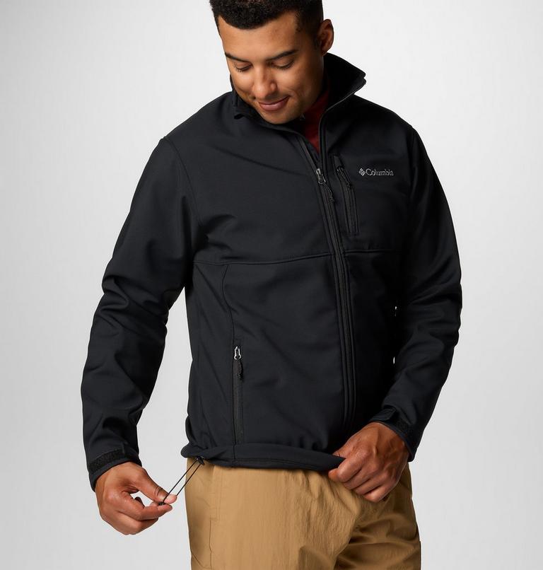 Men's Ascender Hiking Softshell Jacket, Color: Black, image 6