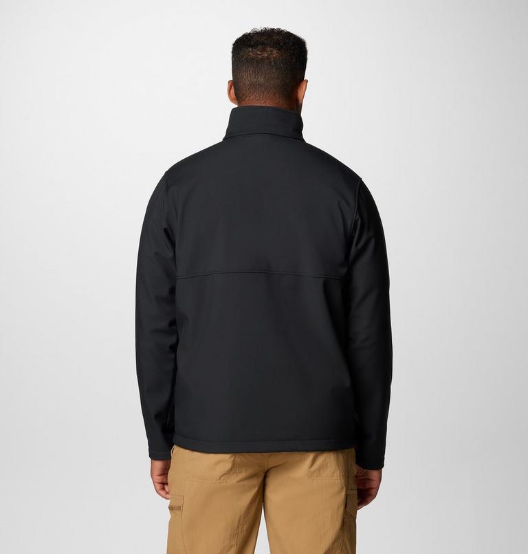 Men's Ascender Hiking Softshell Jacket, Color: Black, image 2