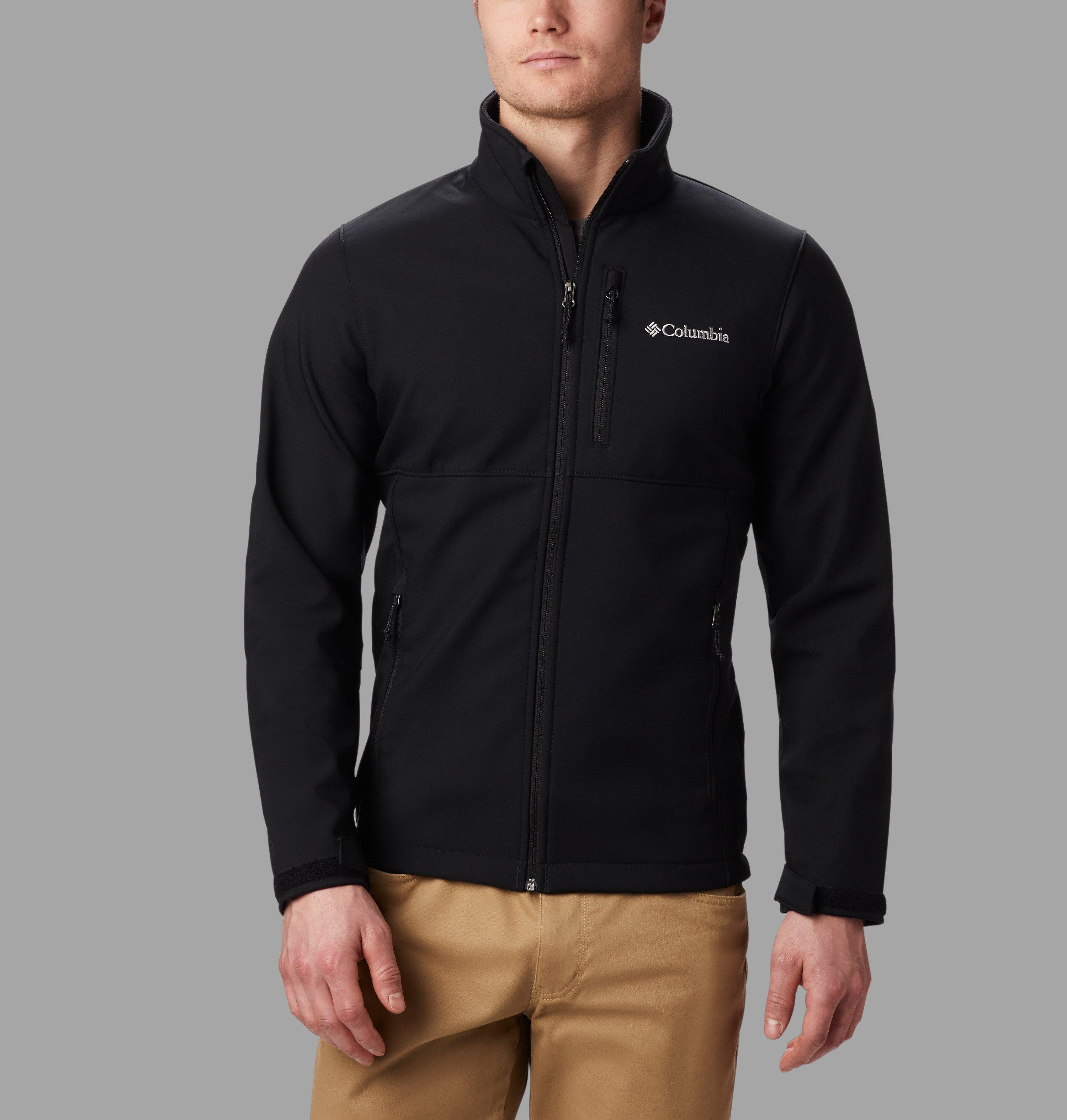 Columbia Sportswear Men's Black Columbia - Ascender™ Hiking Softshell Jacket - Medium