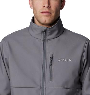 Men's Ascender Hiking Softshell Jacket, Color: City Grey, image 20