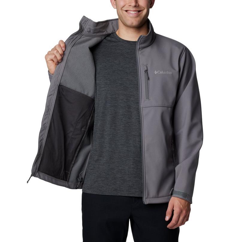 Ascender Softshell Wanderjacke für Männer, Color: City Grey, image 5