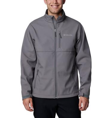 Men's Ascender Hiking Softshell Jacket, Color: City Grey, image 9