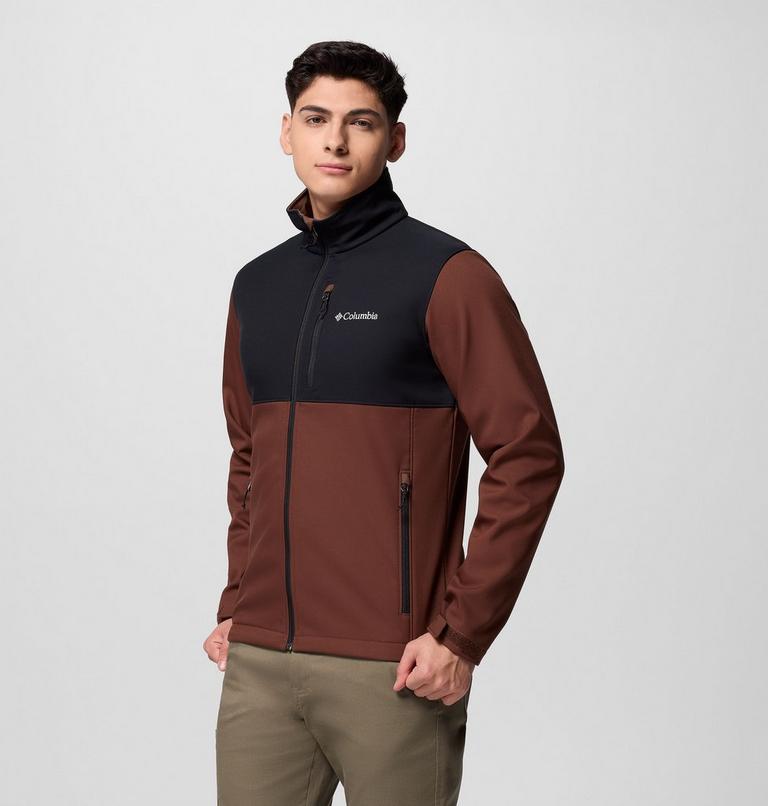 Ascender Softshell Jacket, Color: Tobacco, Black, image 4