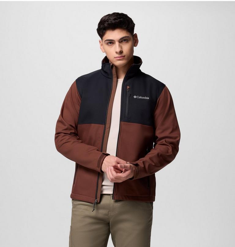 Ascender Softshell Jacket, Color: Tobacco, Black, image 5