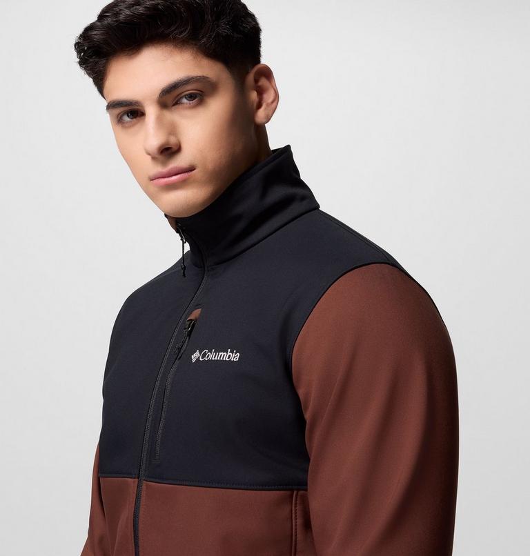 Ascender Softshell Jacket, Color: Tobacco, Black, image 6