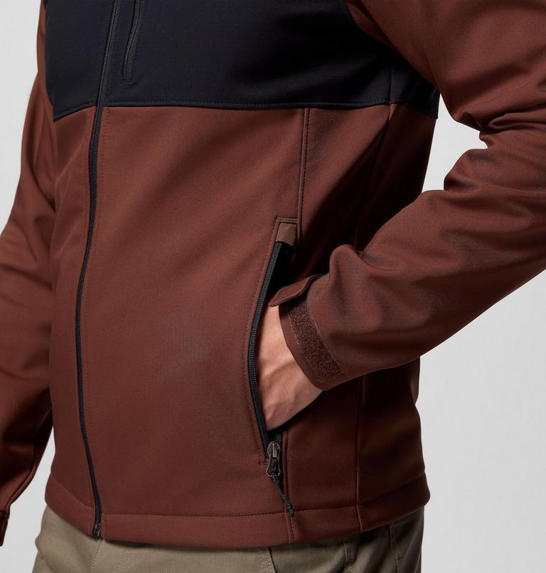 Ascender Softshell Jacket, Color: Tobacco, Black, image 7