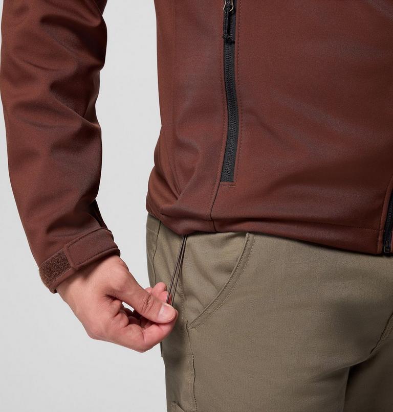 Ascender Softshell Jacket, Color: Tobacco, Black, image 8