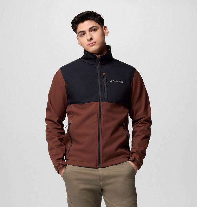 Ascender Softshell Jacket, Color: Tobacco, Black, image 1