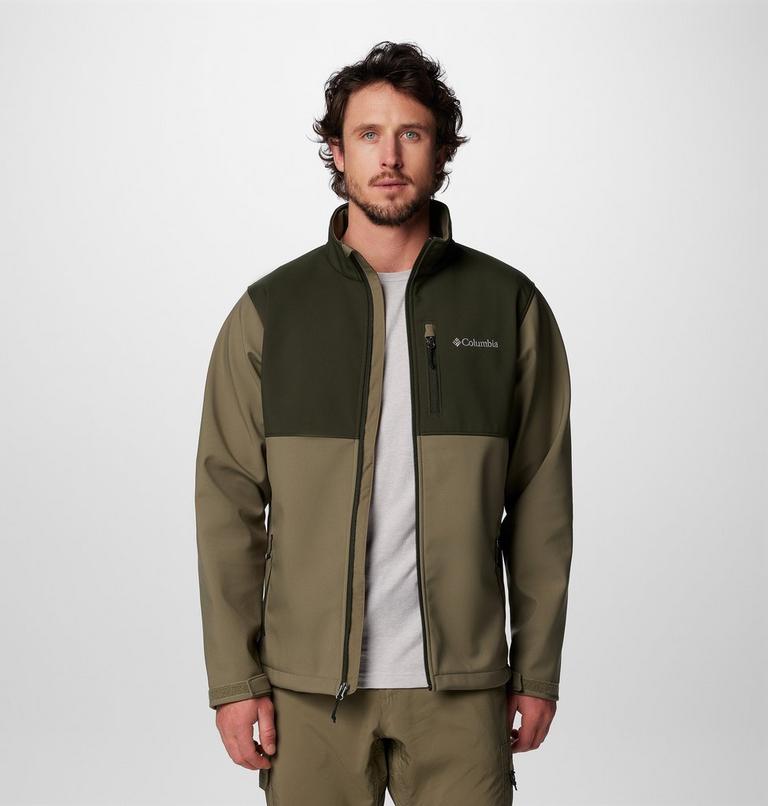 Chaqueta softshell de senderismo Ascender para hombre, Color: Stone Green, Greenscape, image 7