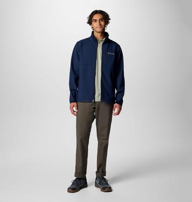 Men's Ascender Hiking Softshell Jacket, Color: Collegiate Navy, image 15
