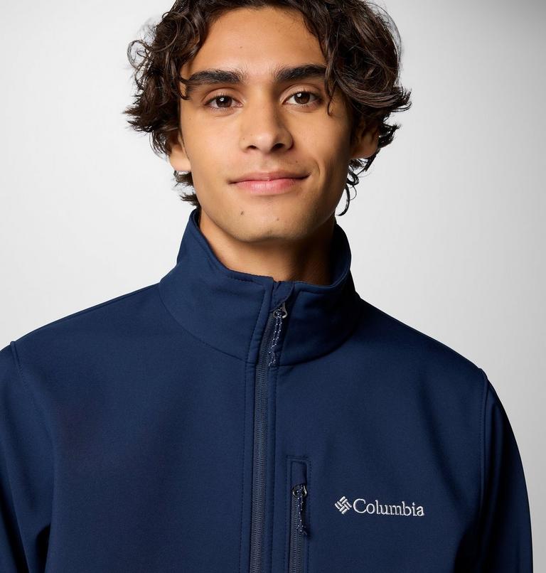 Men's Ascender Hiking Softshell Jacket, Color: Collegiate Navy, image 5