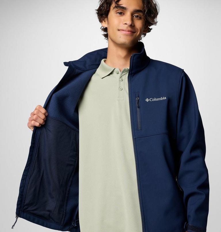Men's Ascender Hiking Softshell Jacket, Color: Collegiate Navy, image 6