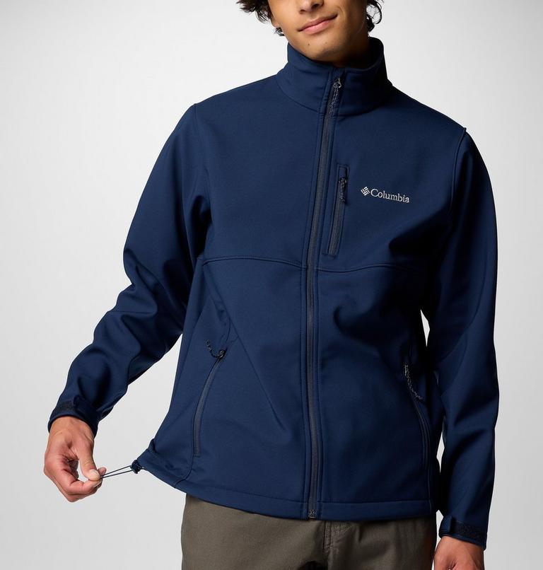 Men's Ascender Hiking Softshell Jacket, Color: Collegiate Navy, image 7