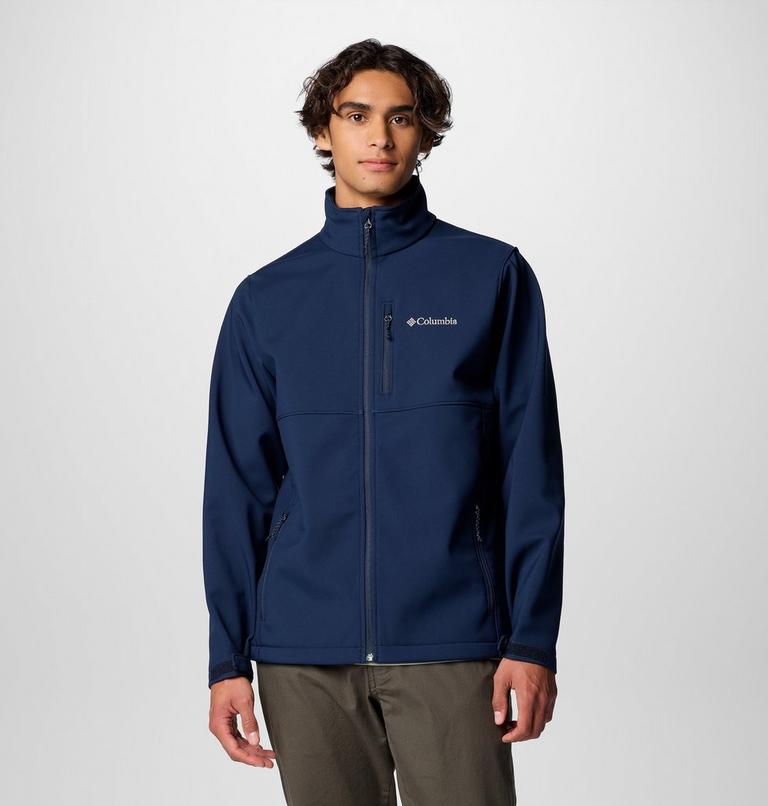 Men's Ascender Hiking Softshell Jacket, Color: Collegiate Navy, image 1